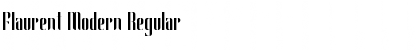 Flaurent Modern Regular Font Title Preview