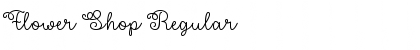 Flower Shop Regular Font Title Preview