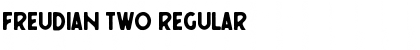 Freudian Two Regular Font Title Preview