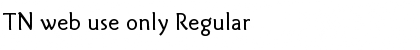 TN web use only Regular Font Title Preview