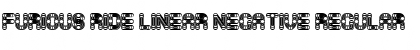 Furious Ride Linear Negative Regular Font Title Preview