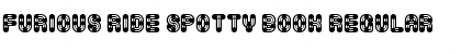 Furious Ride Spotty Book Regular Font Title Preview