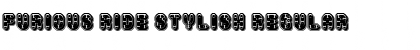 Furious Ride Stylish Regular Font Title Preview