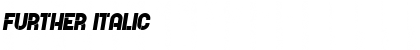 Further Italic Font Title Preview