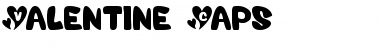 Valentine Caps Font Title Preview