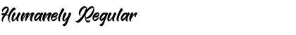 Humanely Regular Font Title Preview