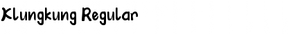 Klungkung Regular Font Title Preview