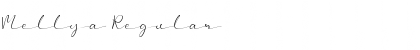 Mellya Regular Font Title Preview