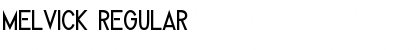 Melvick Regular Font Title Preview