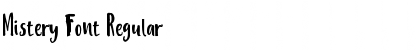Mistery Font Regular Font Title Preview