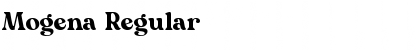 Mogena Regular Font Title Preview