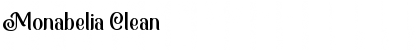 Monabelia Clean Font Title Preview