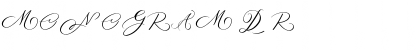 MONOGRAM D Regular Font Title Preview