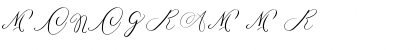 MONOGRAM M Regular Font Title Preview