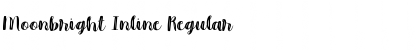 Moonbright Inline Regular Font Title Preview