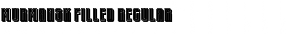 Murmansk Filled Regular Font Title Preview