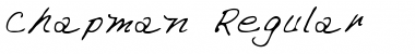 Chapman Regular Font Title Preview