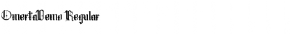 OmertaDemo Regular Font Title Preview