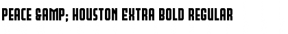 Peace & Houston Extra Bold Regular Font Title Preview