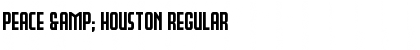 Peace & Houston Regular Font Title Preview