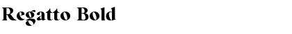 Regatto Bold Font Title Preview