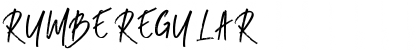 RUMBE Regular Font Title Preview