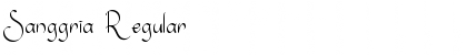 Sanggria Regular Font Title Preview