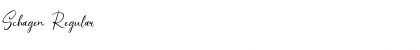 Schagen Regular Font Title Preview