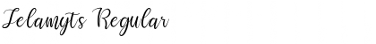 Selamyts Regular Font Title Preview