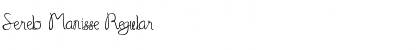 Serelo Manisse Regular Font Title Preview