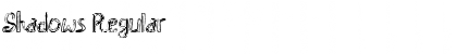 Shadows Regular Font Title Preview