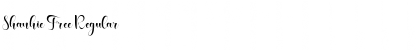 Shanhie Free Regular Font Title Preview