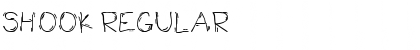Shook Regular Font Title Preview
