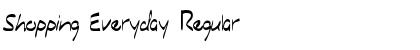 Shopping Everyday Regular Font Title Preview