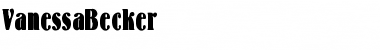 VanessaBecker Regular Font Title Preview
