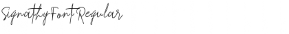 Signathy Font Regular Font Title Preview