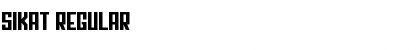 SIKAT Regular Font Title Preview