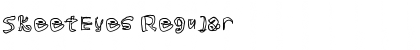 SkeetEyes Regular Font Title Preview