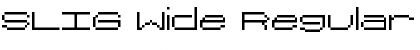 SLIG Wide Regular Font Title Preview
