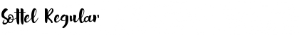 Sottel Regular Font Title Preview