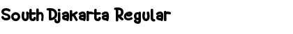 South Djakarta Regular Font Title Preview