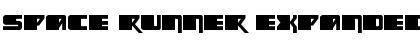Space Runner Expanded Regular Font Title Preview