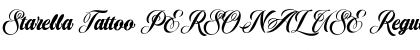Starella Tattoo PERSONAL USE Regular Font Title Preview