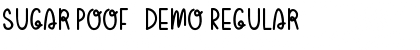 Sugar Poof-demo Regular Font Title Preview