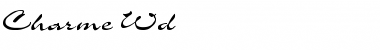 Charme Wd Regular Font Title Preview