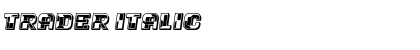 Trader Italic Font Title Preview