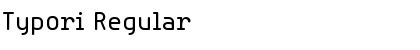 Typori Regular Font Title Preview