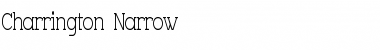 Charrington Narrow Regular Font Title Preview