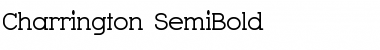 Charrington SemiBold Regular Font Title Preview