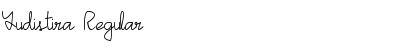 Yudistira Regular Font Title Preview